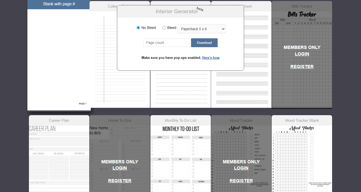 Kdp Html Generator Best Free KDP Book Interior Generator - Create Passive Income with KDP ...