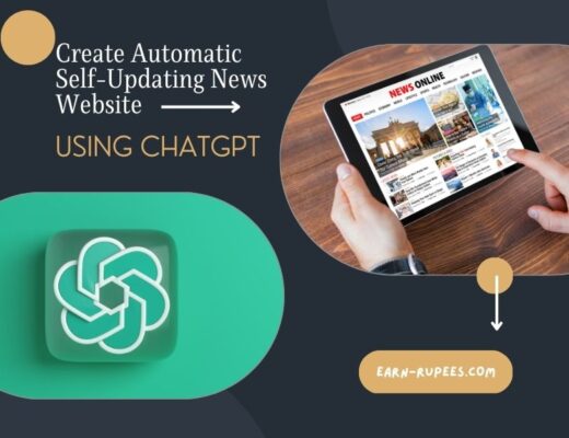 Create automatic news website using chatgpt