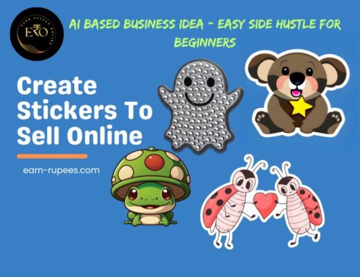 Create stickers using AI to sell on Redubble, Etsy