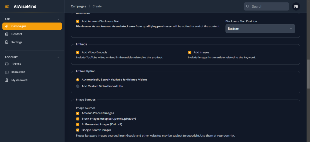 Using Aiwisemind for amazon affiliate marketing