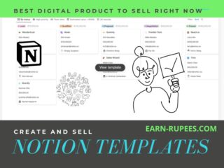 how to make money selling notion templates