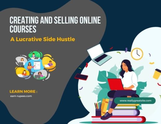 creating and selling courses A Lucrative Side Hustle