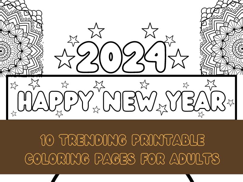 10 Trending Printable Coloring Pages for Adults